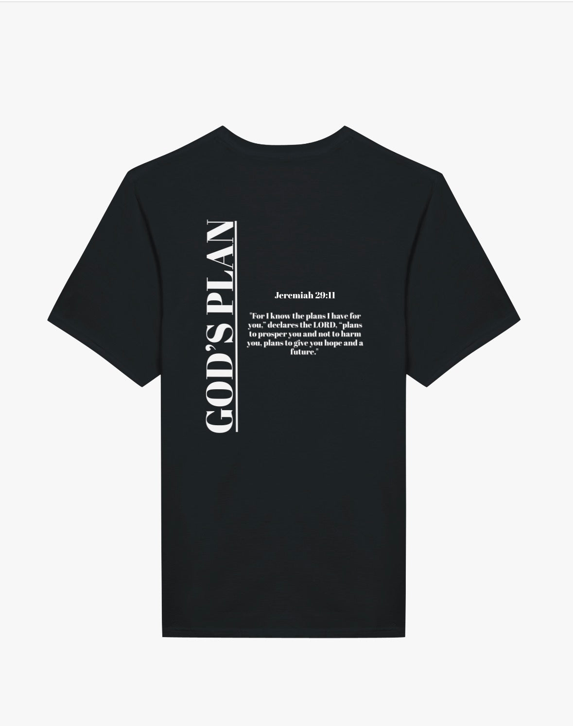 Classic Unisex Crewneck T-shirt | Christian “GOD’S PLAN” T-shirt